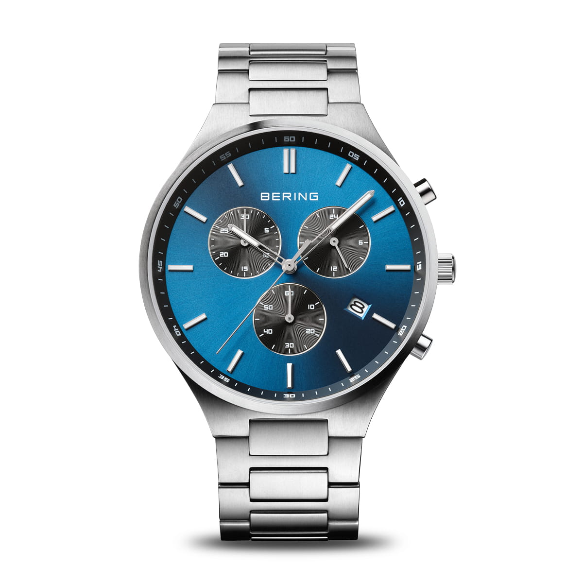 BERING Titanium Blue Watch 11743-707