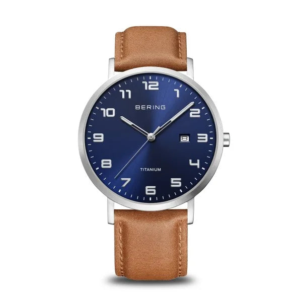 BERING Titanium Blue Watch 18640-567