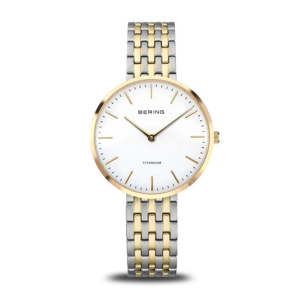 BERING Titanium Two-Tone Watch 19334-010