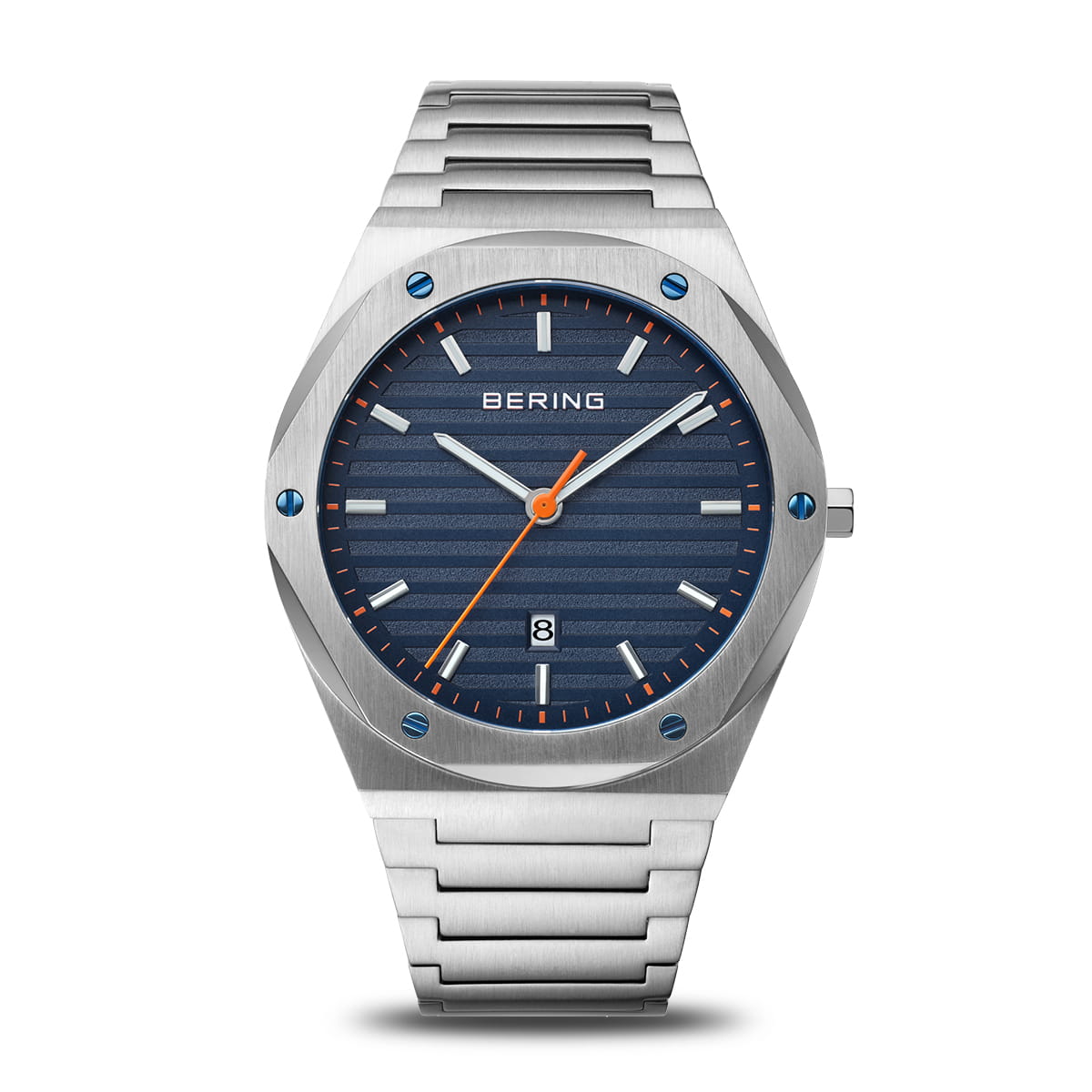 BERING Steel Blue Watch 19742-707