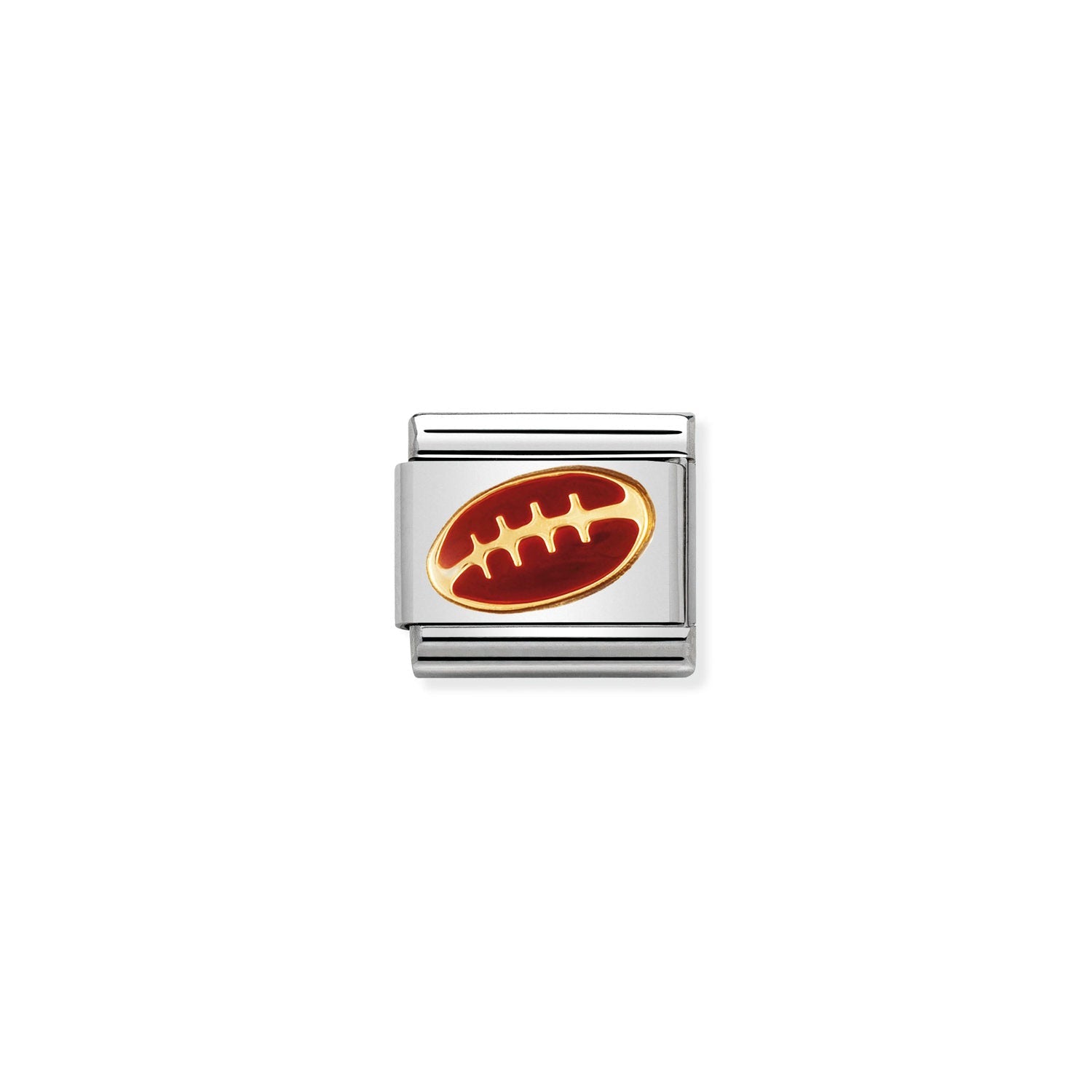 Nomination Classic Gold American Football Charm