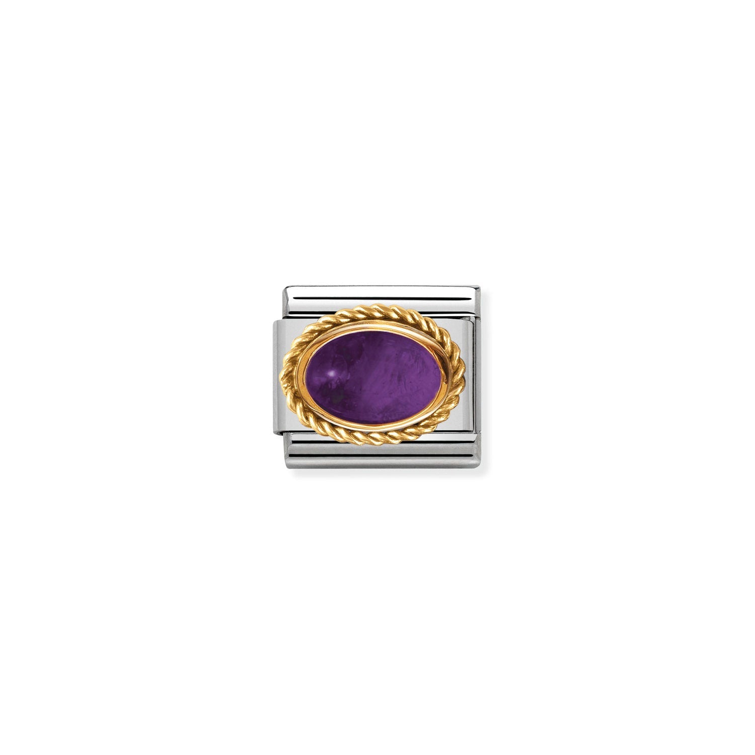 Nomination Classic STONES Gold AMETHYST Charm