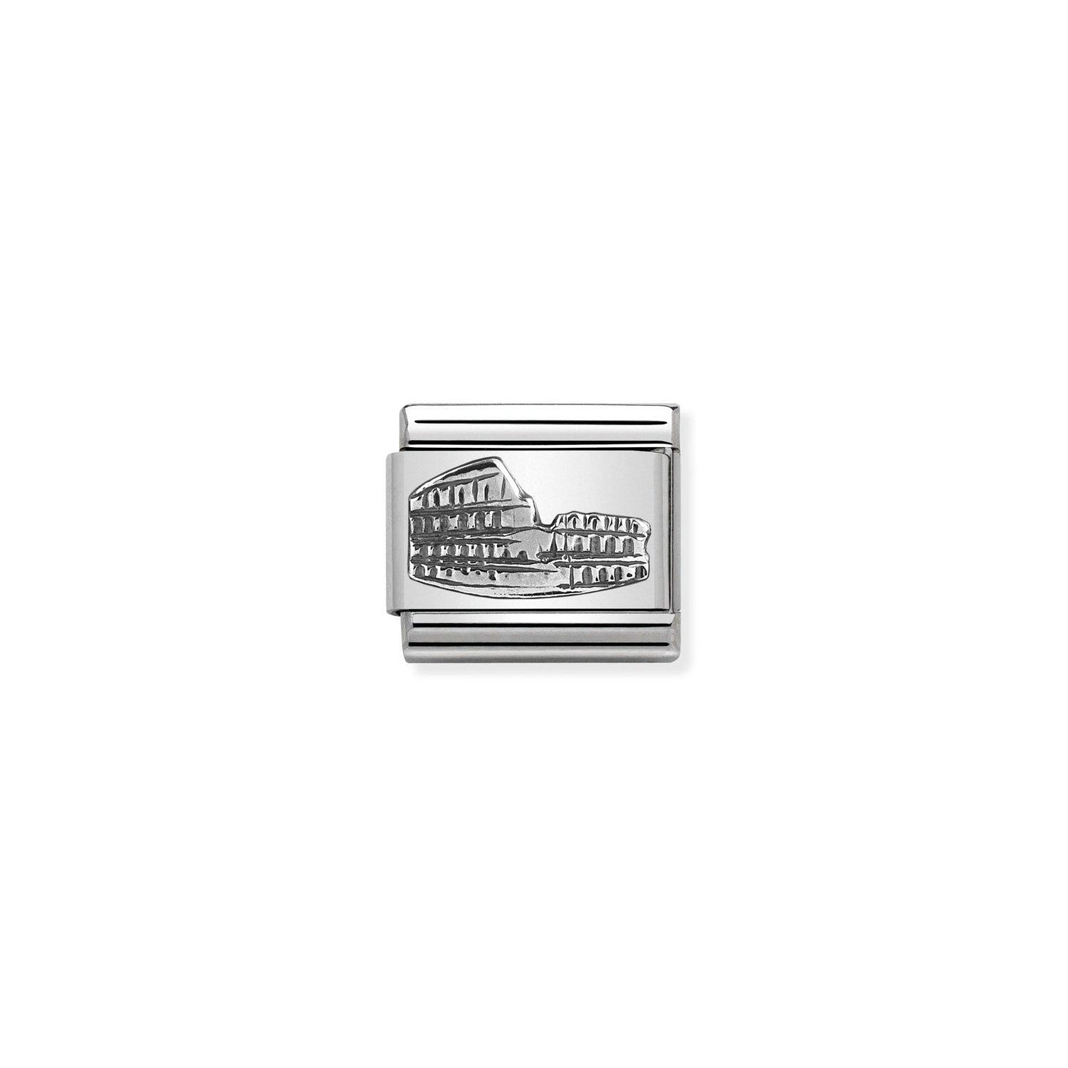 Nomination Classic MONUMENTS RELIEF Silver Colosseum Charm