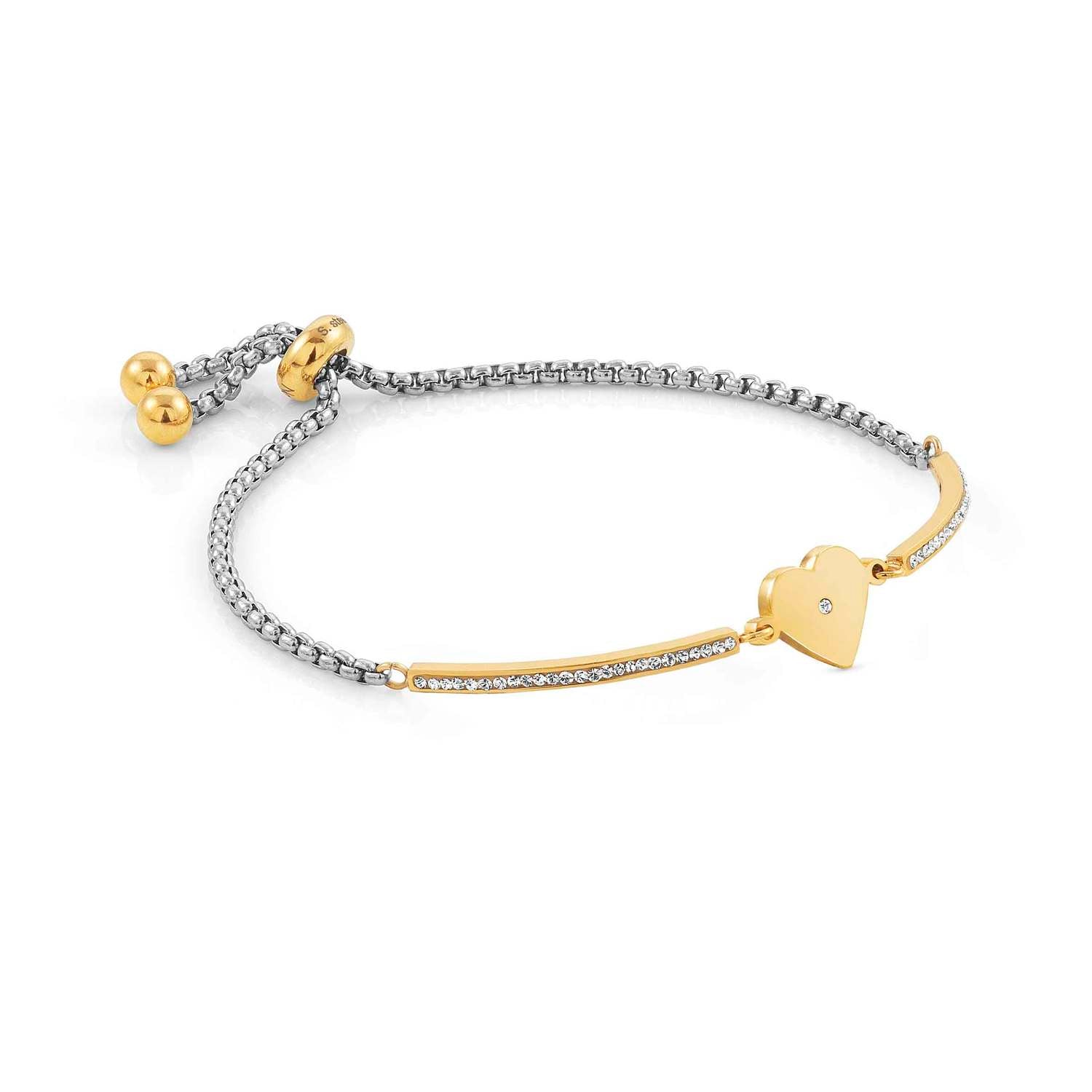MILLELUCI Gold Heart bracelet