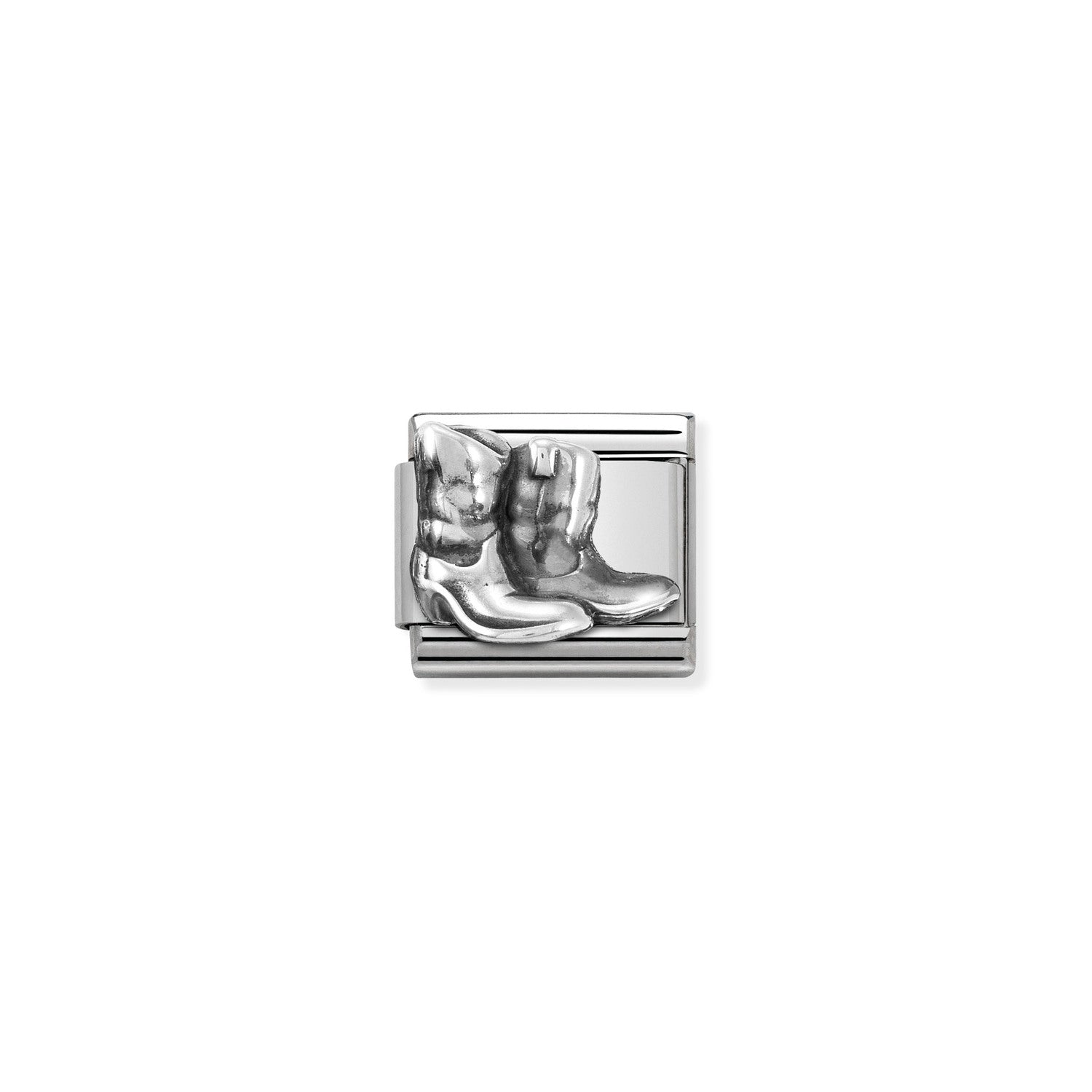 Nomination Classic RELIEF Silver Boots Charm