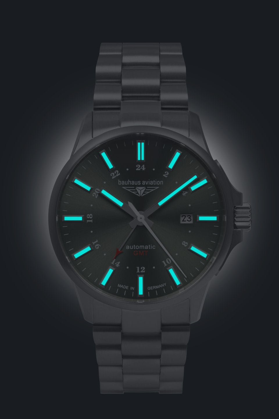 Bauhaus Aviation Watch | Bauhaus Aviation GMT Automatic 2868M-4