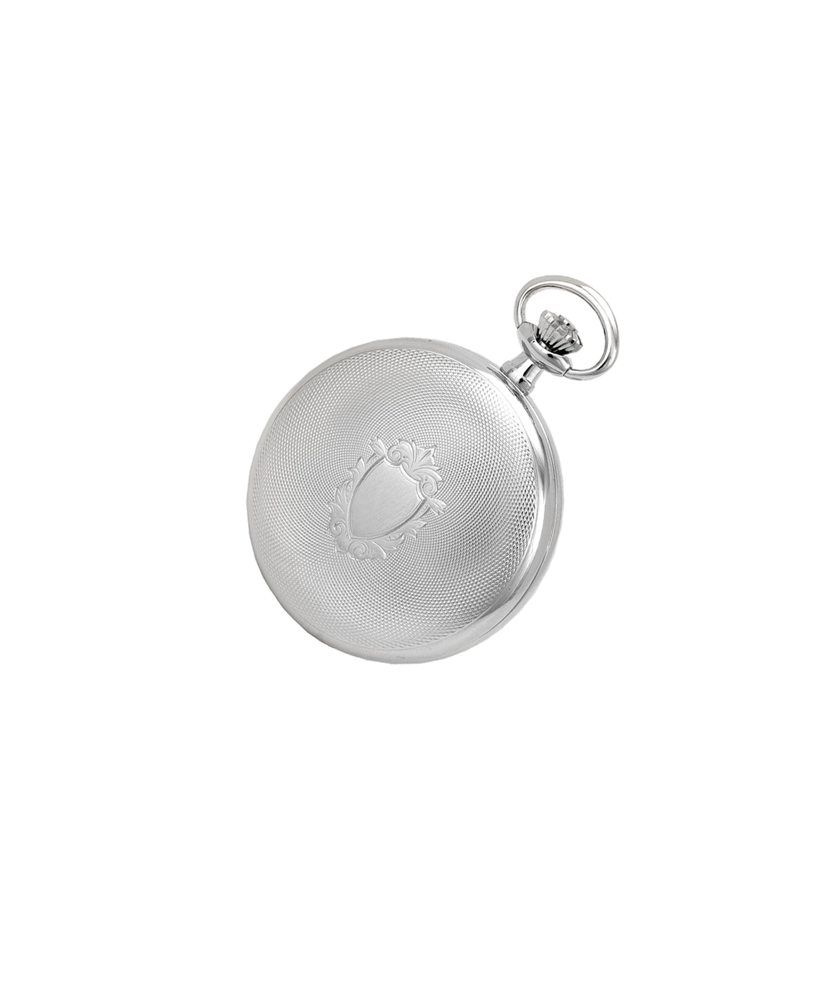 Woodford Mechanical Chrome Plated Full Hunter Pocket Watch