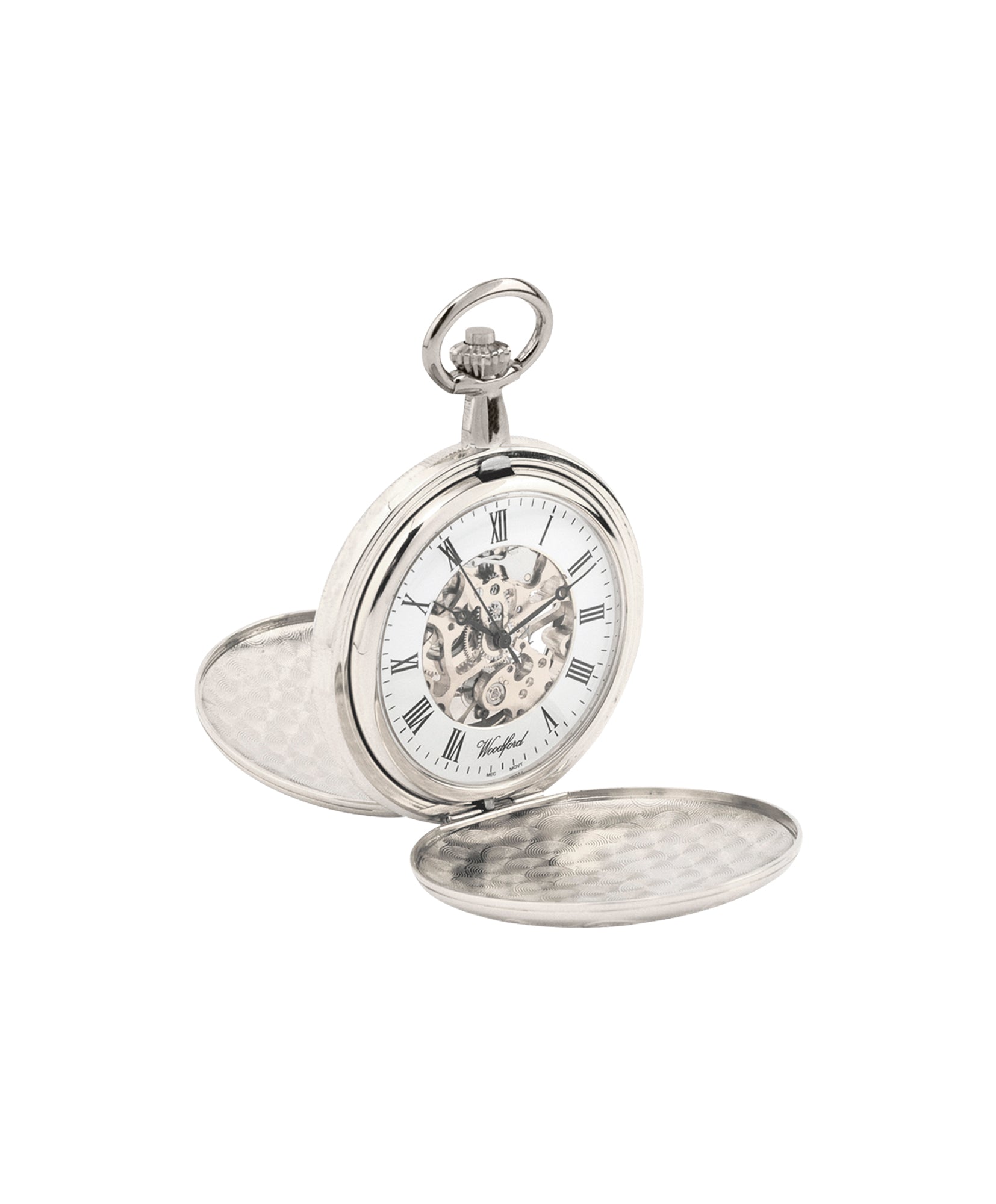 Woodford Mechanical Skeleton Pocket Full Hunter Watch