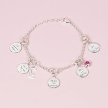 Load image into Gallery viewer, 5 Link Charm Bracelet B5218