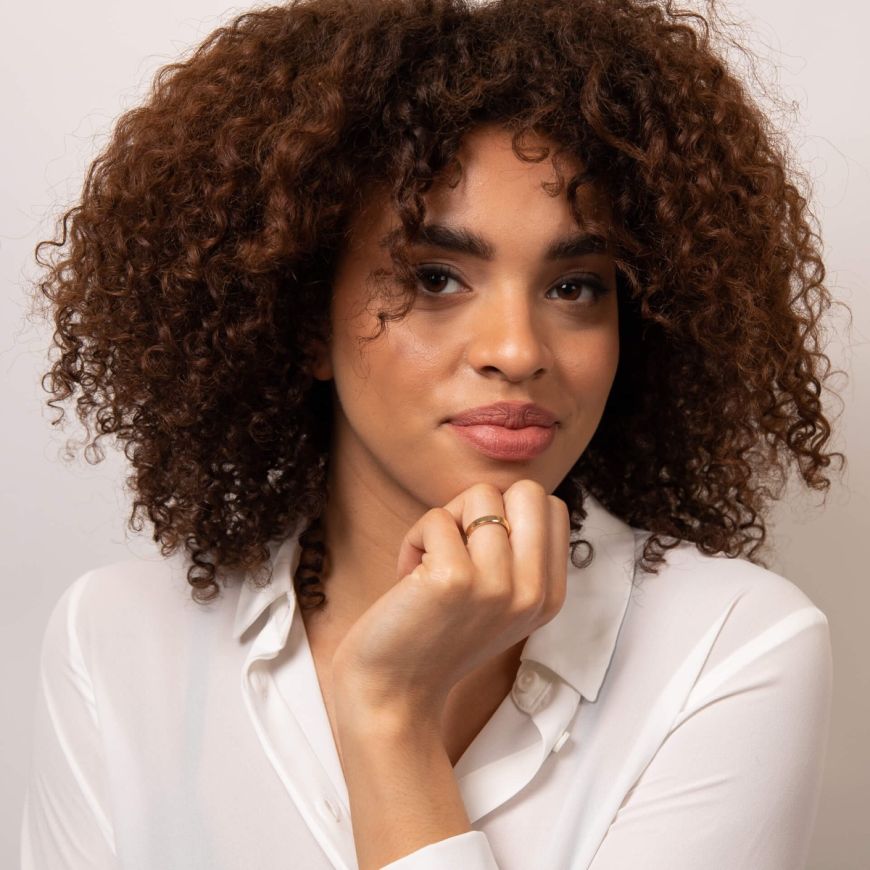 9ct Yellow Gold Ridged Textured Ring