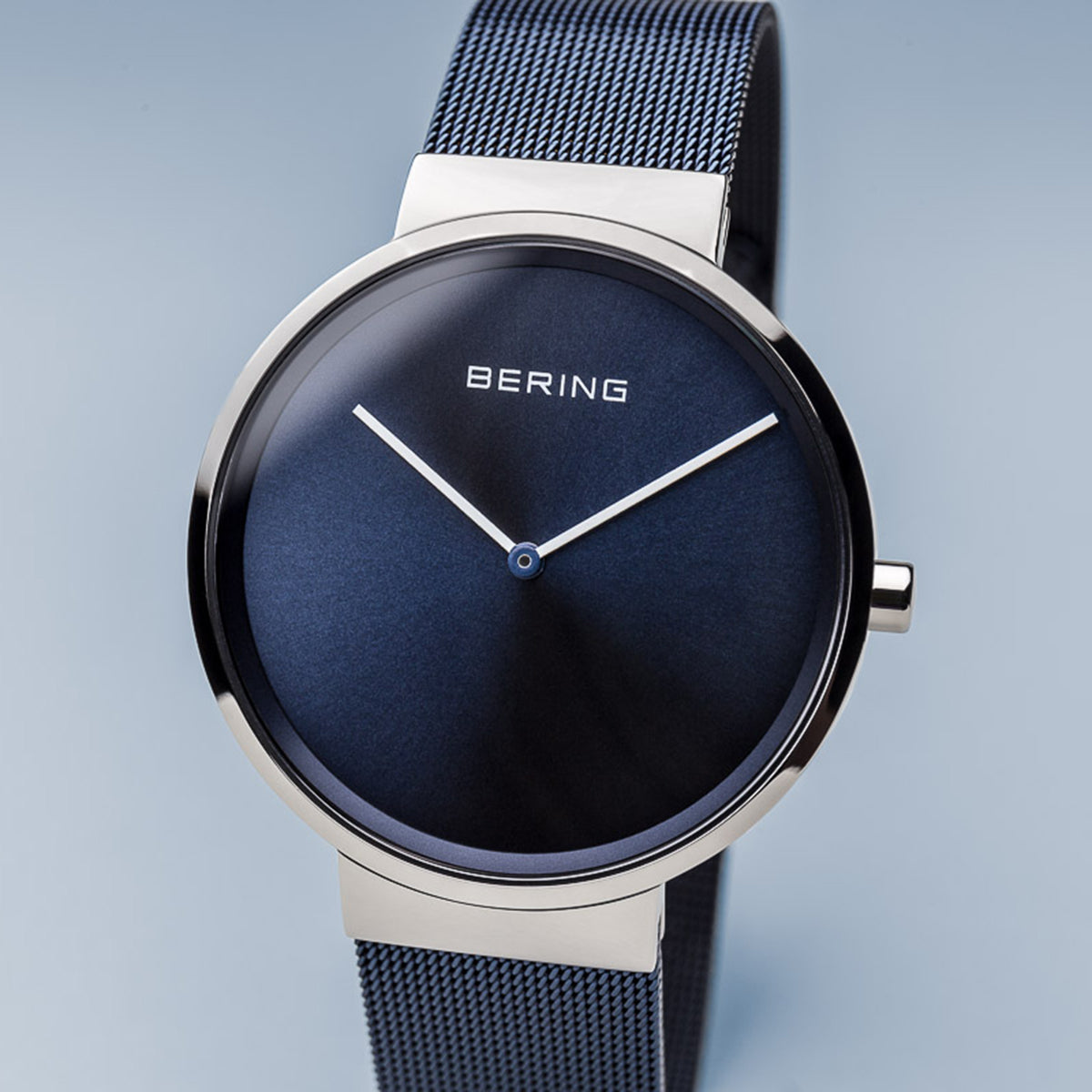 BERING Blue and Silver Watch 14539-307