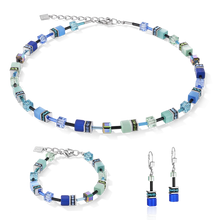 Load image into Gallery viewer, GeoCUBE® Bracelet blue-green