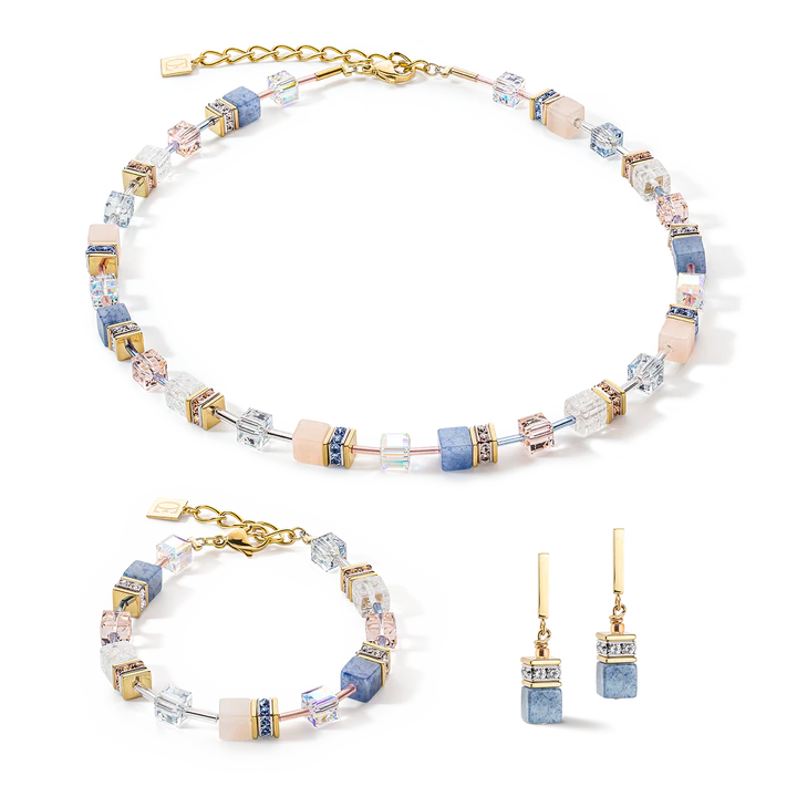 GeoCUBE® Iconic Precious Necklace Light Blue