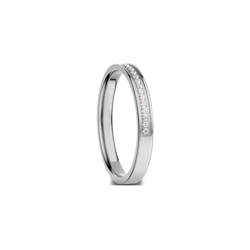 BERING Ring | Polished Silver and Swarovski | 576-17-X1 |Inner Ring