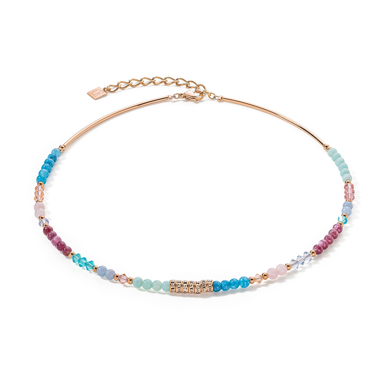 Princess Precious Necklace Aqua-Lilac