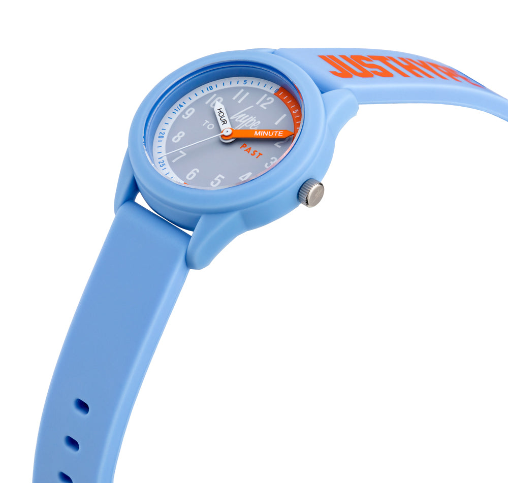 Just Hype Kids Watch Time Teacher Blue and Orange HYK001UO