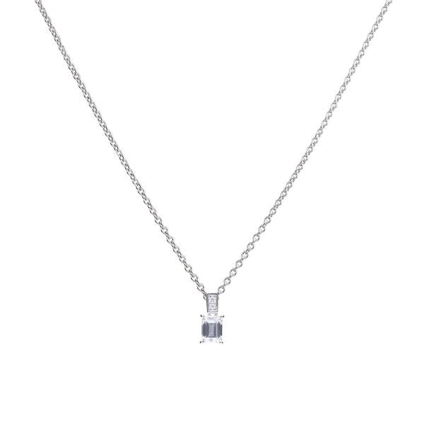 Emerald Cut Pendant P4784