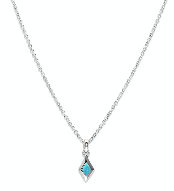 Sterling Silver 925 Pendant with Turquoise MK-871
