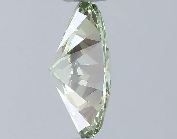 0.59ct Oval Lab Grown Diamond (Colour Fancy Vivid Green, Clarity SI1, IGI Certified)