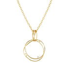 Nomination Rebel Art Gold Circle Pendant
