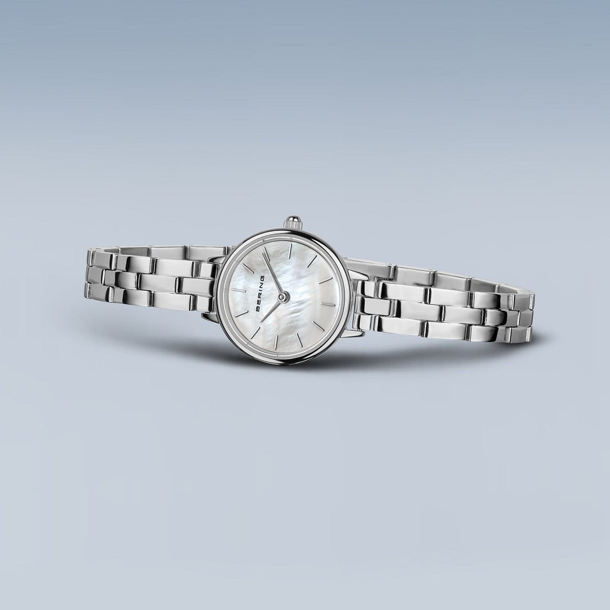 Classic Polished Silver BERING Watch 11022-704