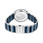 Bering Ladies Ceramic Navy Blue Diamond Watch 11435-707