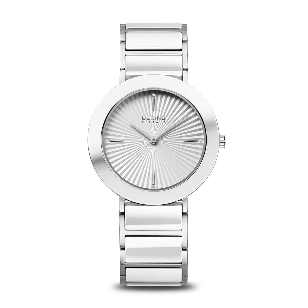 BERING Ladies White Ceramic Watch 11435-753