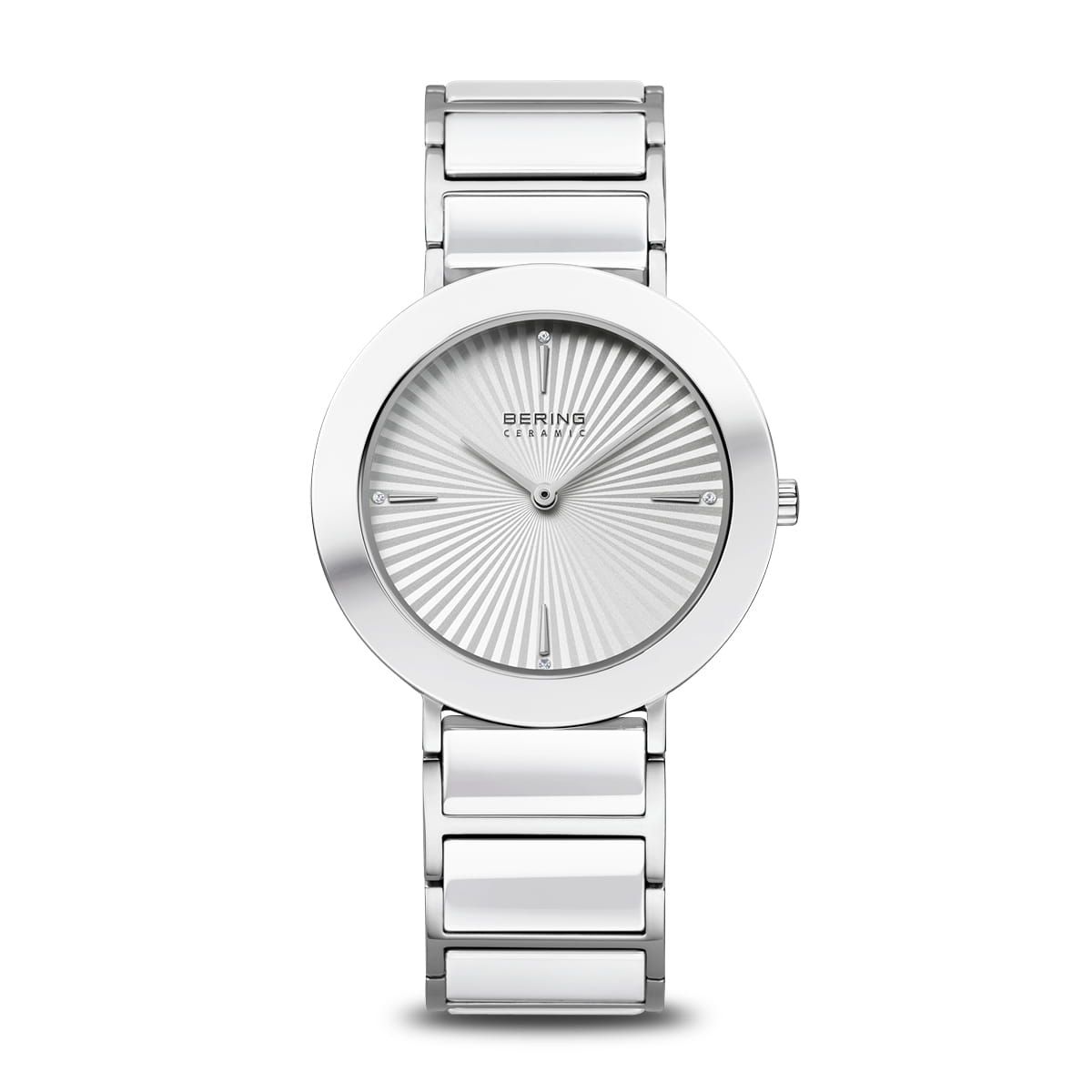 BERING Ladies White Ceramic Watch 11435-753