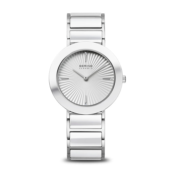 BERING Ladies White Ceramic Watch 11435-753