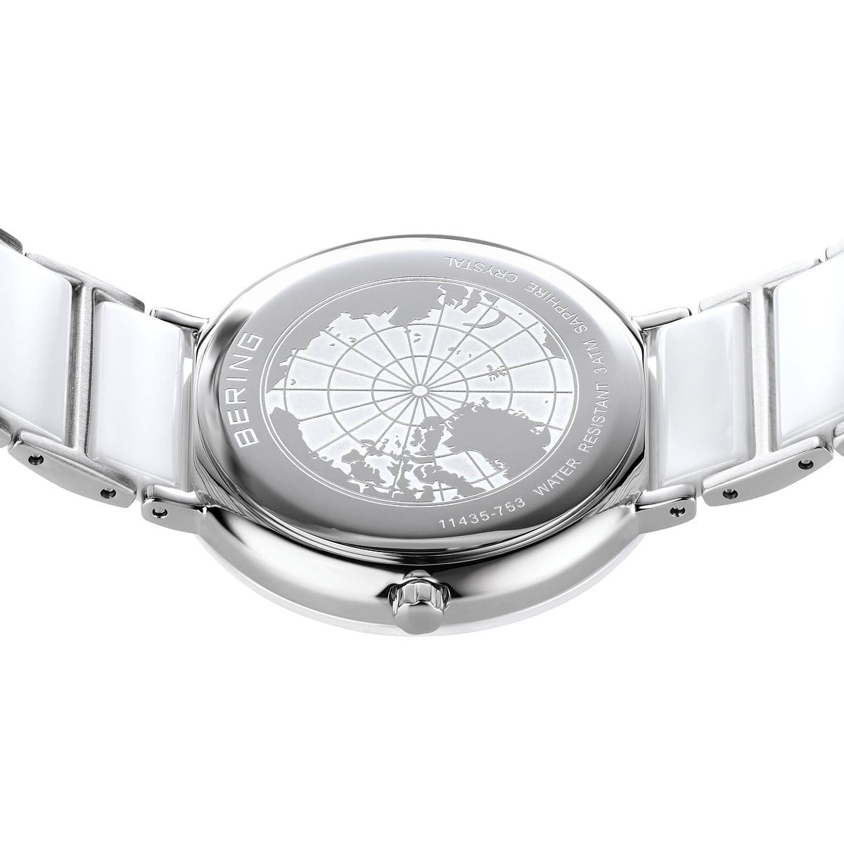 BERING Ladies White Ceramic Watch 11435-753