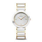BERING Ladies Gold and Ceramic Watch 11435-758