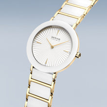 Load image into Gallery viewer, BERING Ladies Gold and Ceramic Watch 11435-758
