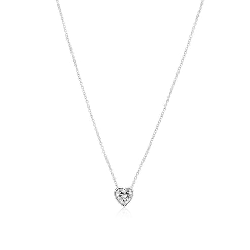 Silver Heart Amorino Necklace