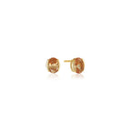 Gold Champagne Ellisse Carezza Earrings