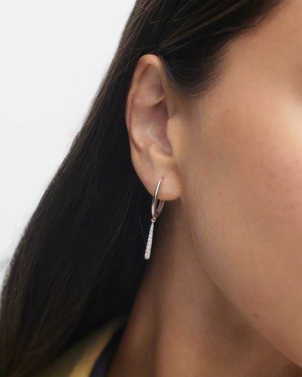 Olga Silver Mini Hoops