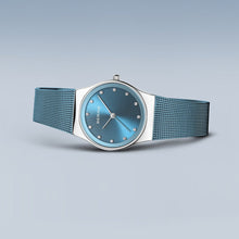 Load image into Gallery viewer, BERING Light Blue Steel Watch 12927-308
