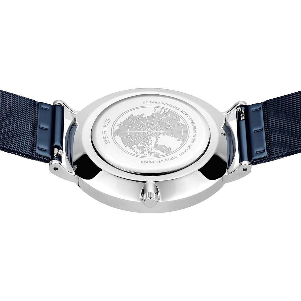BERING Blue Dial, Sub-seconds, Watch 14040-307