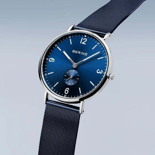 BERING Blue Dial, Sub-seconds, Watch 14040-307