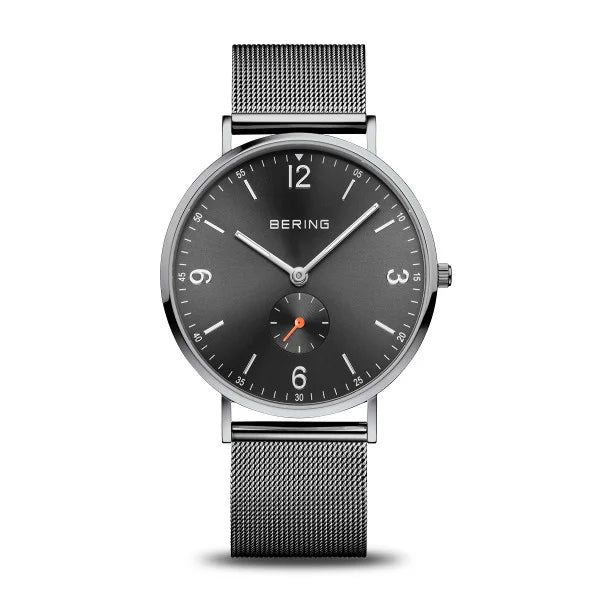 BERING, Grey Dial, Sub-seconds Watch 14040-377