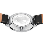 BERING White Dial, Sub-Seconds, Leather Strap Watch 14040-404