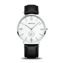 Load image into Gallery viewer, BERING White Dial, Sub-Seconds, Leather Strap Watch 14040-404
