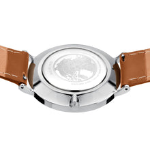 Load image into Gallery viewer, BERING Green Face, Sub-Seconds, Leather Strap Watch 14040-508
