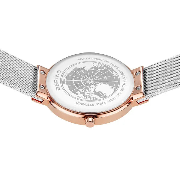 BERING Ladies Rose Gold Watch 14531-266