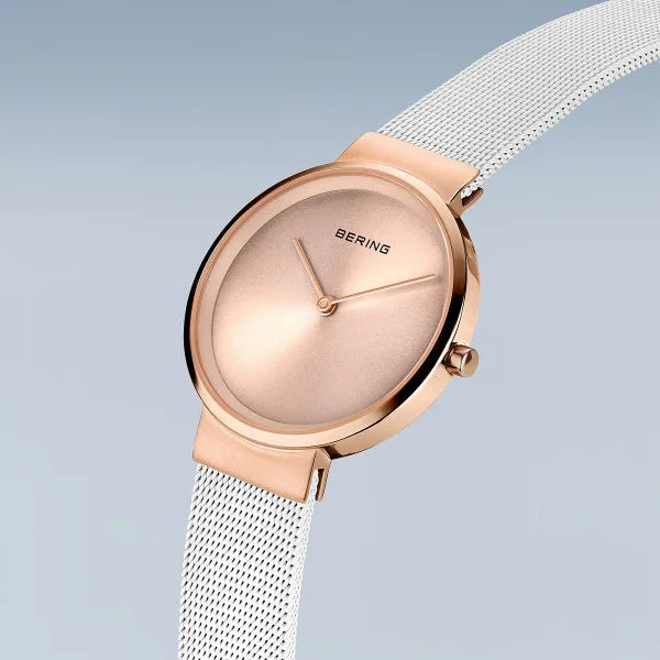 BERING Ladies Rose Gold Watch 14531-266