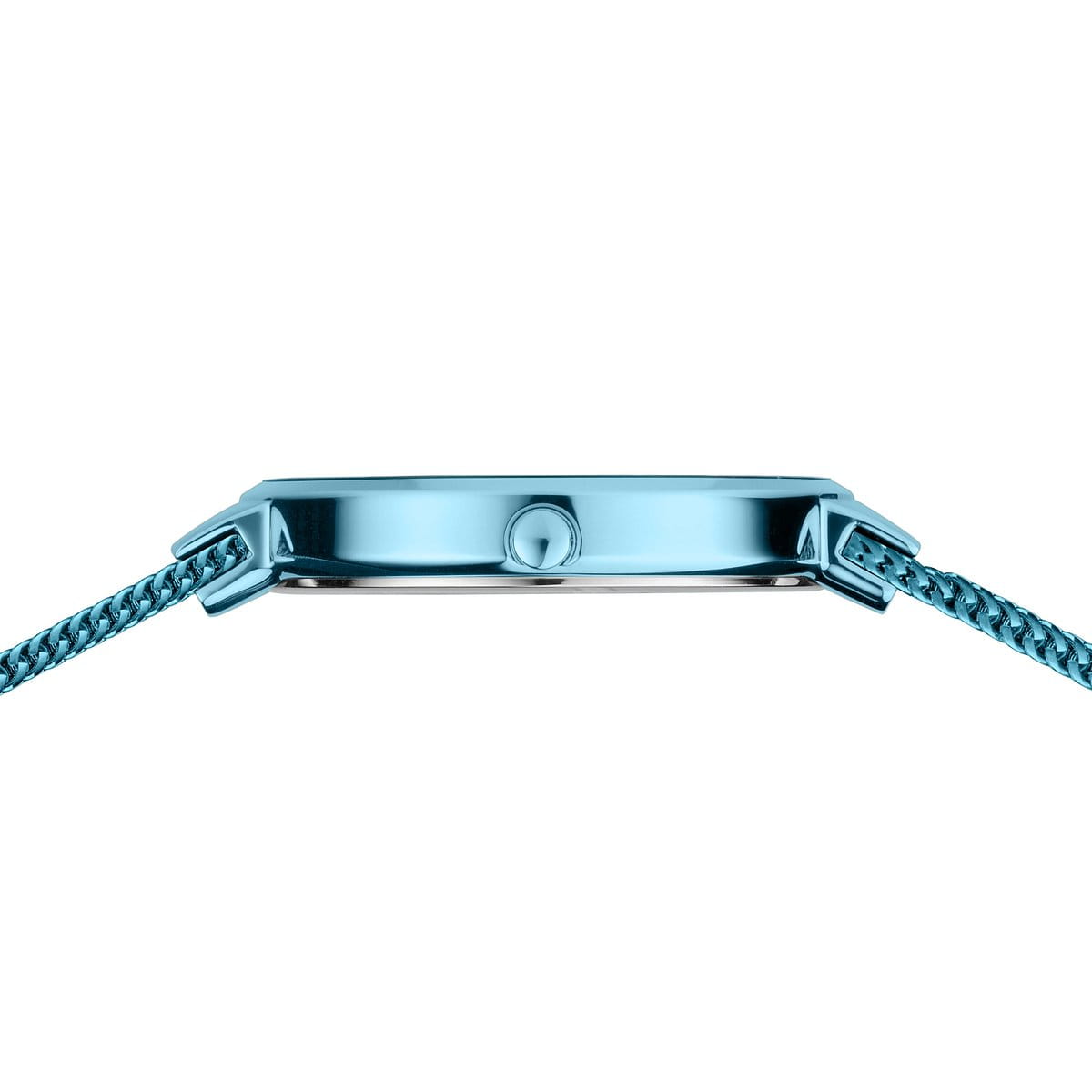 BERING Ladies Polished / Brushed Blue Watch 14531-388