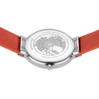 BERING Ladies Orange Silver Watch 14531-505