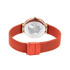 BERING Ladies Orange Rose Gold Watch | 14531-565