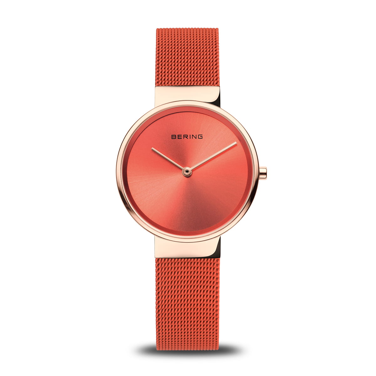 BERING Ladies Orange Rose Gold Watch | 14531-565