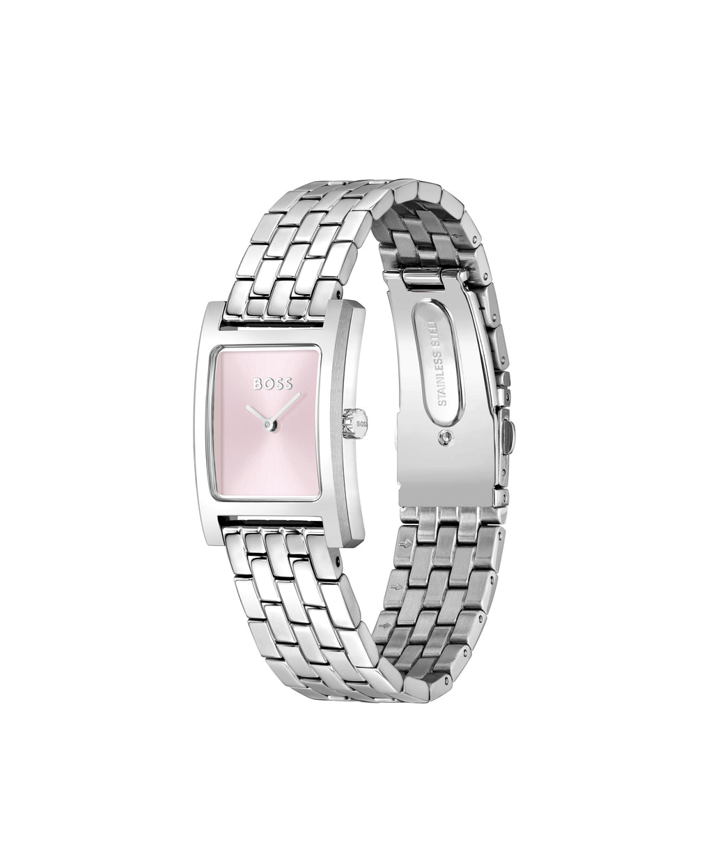 Ladies BOSS Lucy Stainless Steel Tank Watch