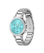 Ladies BOSS One stainless Steel Watch with Bright Turquoise Dial